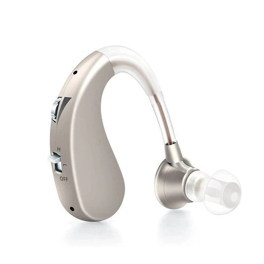 Akumulatorowy aparat słuchowy Mini cyfrowy wzmacniacz dźwięku Bezprzewodowe aparaty słuchowe dla osób starszych z głuchotą i poważnym